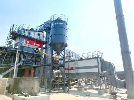 快運(yùn)快裝!三一X8系列瀝青站“閃現(xiàn)”