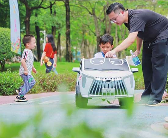 廣州市兒童公園打造“童心步道”康養(yǎng)小徑